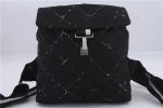 Authentic CHANEL Travel Line Backpack Nylon Black 8436D Discount