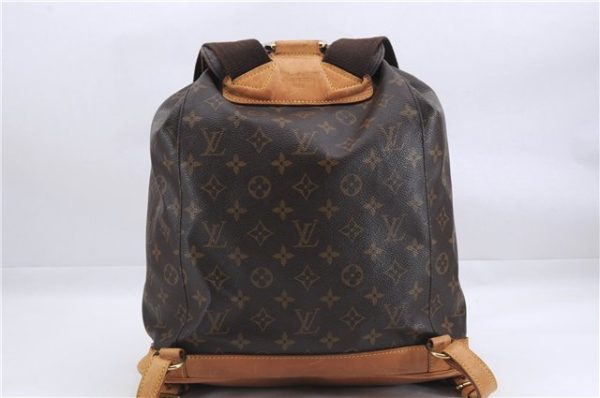 Authentic Louis Vuitton Monogram Montsouris GM Backpack M51135 LV 1348E Discount