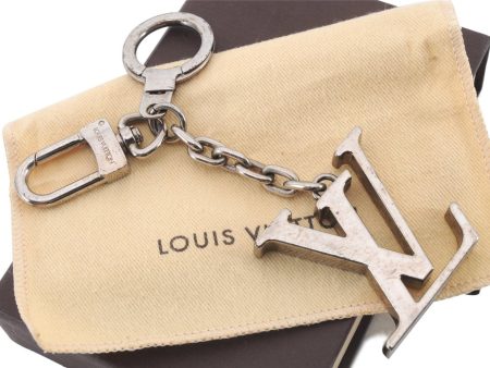 Auth Louis Vuitton Porte Cles Initial Charm Key Ring Silver M65071 LV Box 8807C Hot on Sale