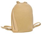 Authentic Louis Vuitton Epi Mabillon Backpack Ivory M5223A LV 2751E Supply