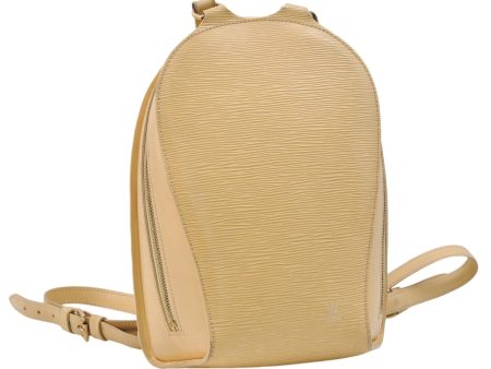 Authentic Louis Vuitton Epi Mabillon Backpack Ivory M5223A LV 2751E Supply