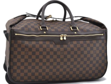 Authentic Louis Vuitton Damier Eole 50 Travel Bag Carry Case N23205 LV 1889F Hot on Sale