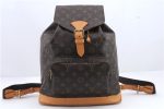 Authentic Louis Vuitton Monogram Montsouris GM Backpack M51135 LV 9002C Discount