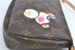 Auth Louis Vuitton Monogram Panda Pochette Accessoires Pouch M51981 LV J0810 Fashion