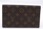 Authentic Louis Vuitton Monogram Vintage Cheques Card Case Purse LV 4639E Supply