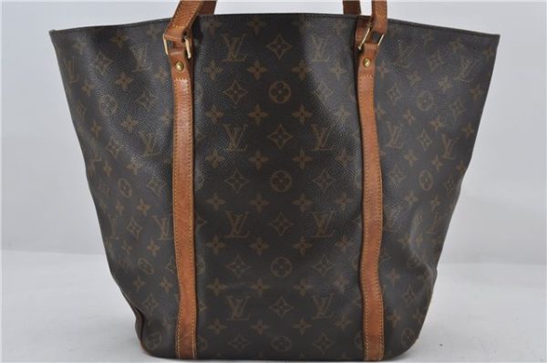 Authentic Louis Vuitton Monogram Sac Shopping PM Tote Bag M51108 LV 2932E For Sale