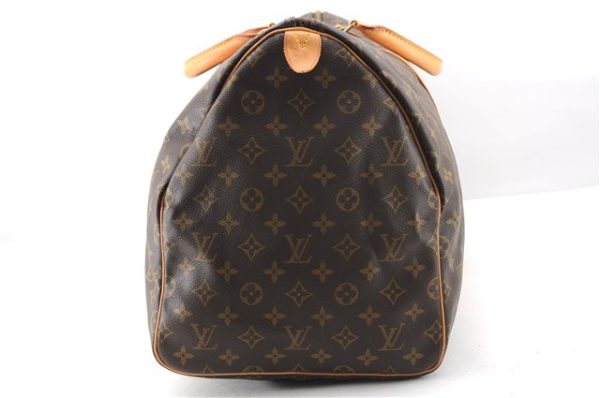 Authentic Louis Vuitton Monogram Keepall 55 Travel Boston Bag M41424 LV 2143F on Sale