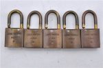 Authentic Louis Vuitton Padlock 10Set Old Model LV 5129D Supply