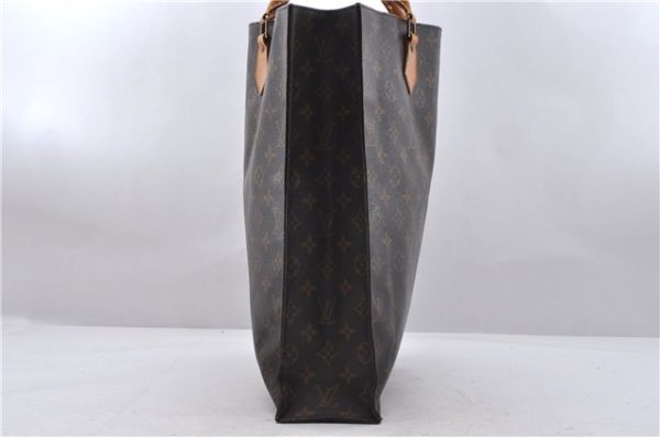 Authentic Louis Vuitton Monogram Sac Plat Hand Bag M51140 LV 4638D Online Sale