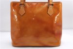 Authentic Louis Vuitton Vernis Houston Shoulder Hand Bag Yellow M91004 LV 2907E For Cheap