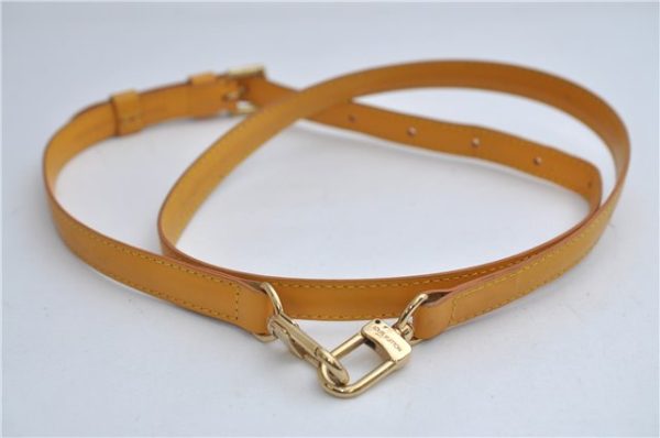 Authentic Louis Vuitton Leather Shoulder Strap Yellow 40.2-47.2  LV 1961F Online