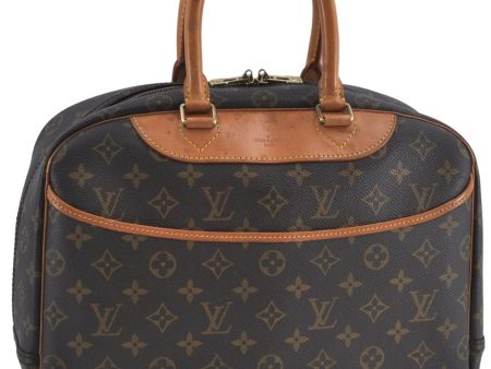 Authentic Louis Vuitton Monogram Deauville Hand Bag M47270 LV J4244 For Cheap