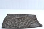 Authentic FENDI Zucca Polka dots Motif Skirt Cotton Brown Balck J1524 Supply