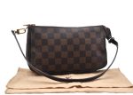 Authentic Louis Vuitton Damier Pochette Accessoires Pouch Purse N51985 LV 0092E Online Sale