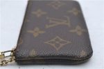 Authentic Louis Vuitton Monogram Pochette Cles Coin Case M62650 LV 9184D Online Hot Sale