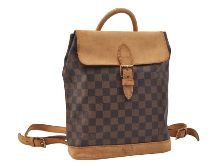 Authentic Louis Vuitton Damier Arlequin Backpack N99038 LV 9124D Fashion