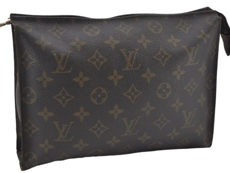 Auth Louis Vuitton Monogram Poche Toilette 26 Cosmetics Pouch M47542 LV 2938E For Discount