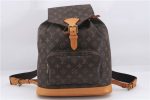 Authentic Louis Vuitton Monogram Montsouris GM Backpack M51135 LV 9739D For Cheap