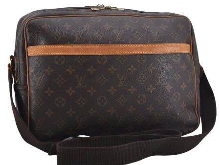 Authentic Louis Vuitton Monogram Reporter GM Shoulder Cross Bag M45252 LV 5148E Online Sale