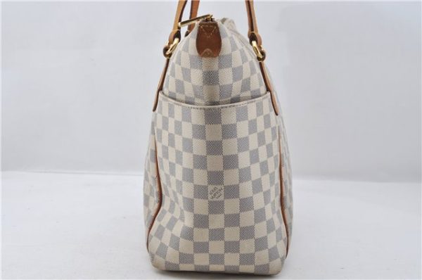 Authentic Louis Vuitton Damier Azur Totally MM Tote Bag N51262 LV 6899E Discount