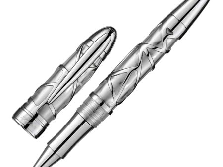 Laban Skeleton Roller Ball Pen - Silver For Discount