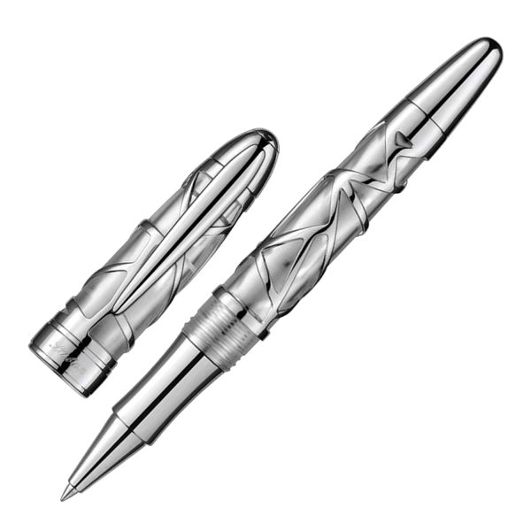 Laban Skeleton Roller Ball Pen - Silver For Discount