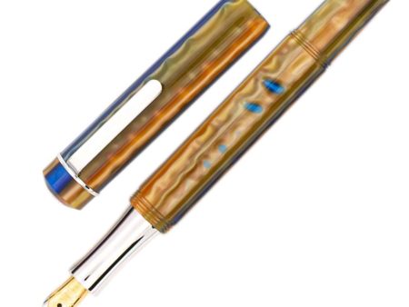 Laban Pocket Fountain Pen - Glaze Blue CT For Discount