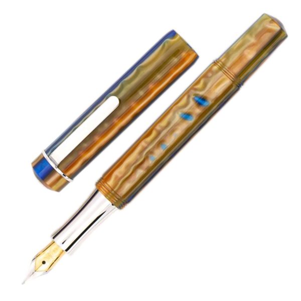 Laban Pocket Fountain Pen - Glaze Blue CT For Discount