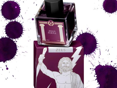 Laban Greek Mythology II Ink Bottle, Zeus Purple - 50ml Online now