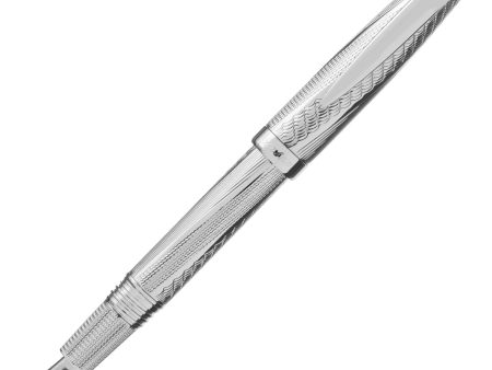 Laban Macerata Fountain Pen - Sterling Silver For Sale