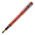 Laban Ebonite Fountain Pen - Orange CT on Sale