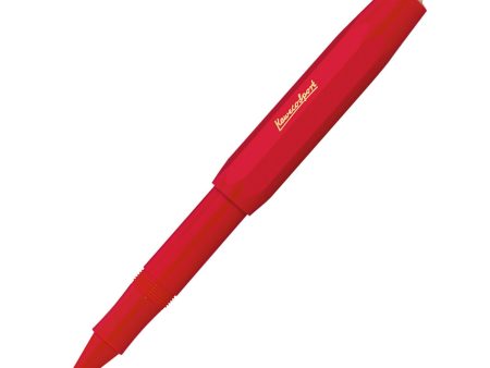 Kaweco Classic Sport Roller Ball Pen with Optional Clip - Red Discount