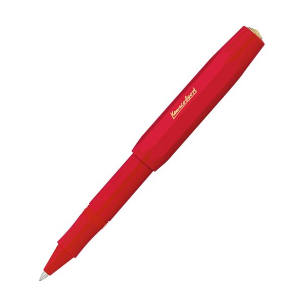 Kaweco Classic Sport Roller Ball Pen with Optional Clip - Red Discount