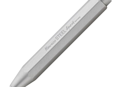 Kaweco Steel Sports Ball Pen, Silver For Sale