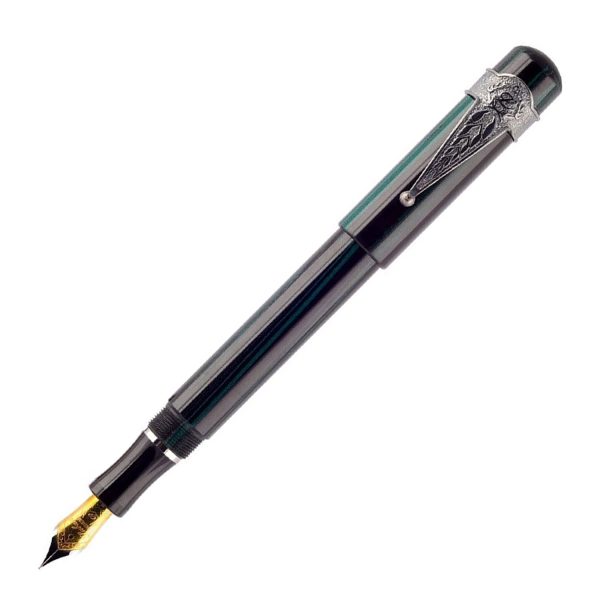 Laban Ebonite Fountain Pen - Green CT For Discount