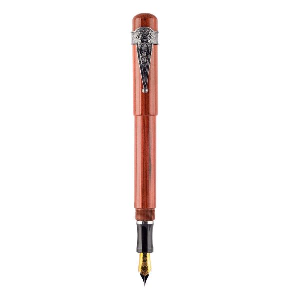 Laban Ebonite Fountain Pen - Orange CT on Sale