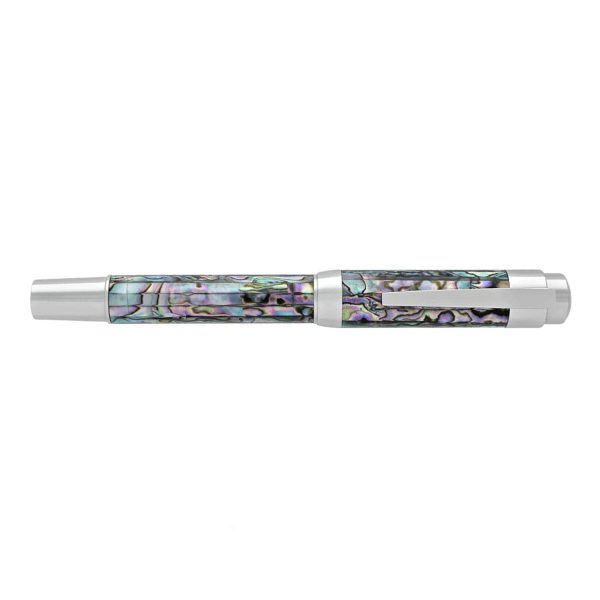 Laban Abalone Roller Ball Pen - Silver Online now