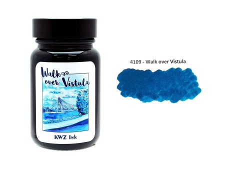 KWZ Standard Walk Over Vistula Ink Bottle, Blue - 60ml For Discount