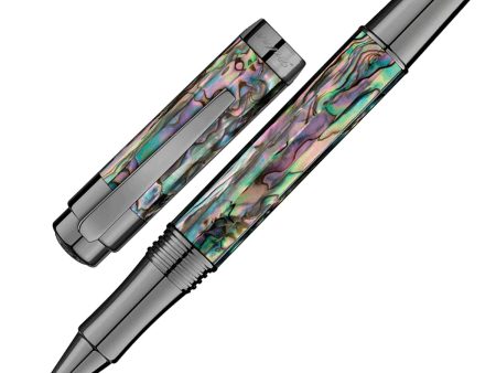 Laban Abalone Roller Ball Pen - Gunmetal Online Hot Sale