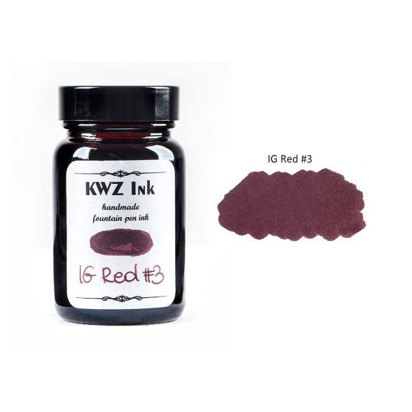 KWZ Iron Gall Red #3 Ink Bottle - 60ml For Sale