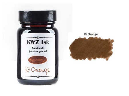 KWZ Iron Gall Mandarin Ink Bottle - 60ml Hot on Sale