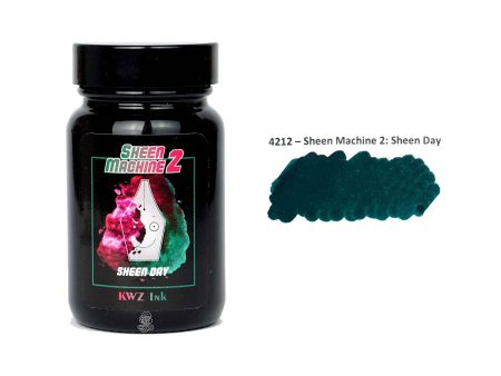 KWZ Standard Sheen Machine 2 Ink Bottle, Green - 60ml Online