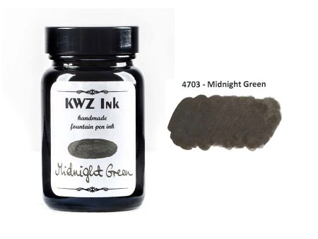 KWZ Standard Midnight Green Ink Bottle - 60ml Supply