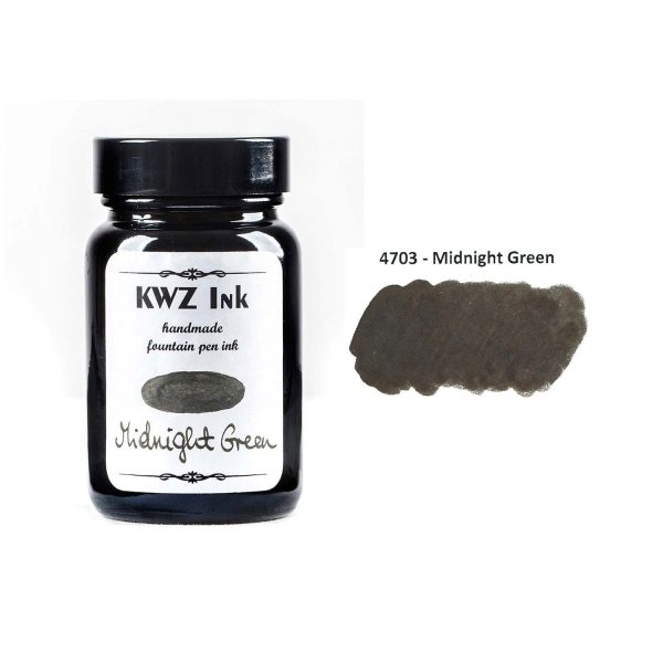 KWZ Standard Midnight Green Ink Bottle - 60ml Supply