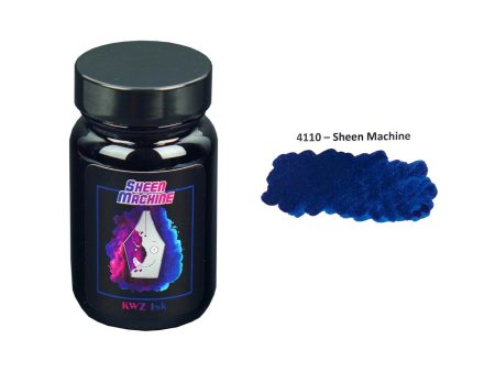 KWZ Standard Sheen Machine Ink Bottle, Violet - 60ml Online Hot Sale