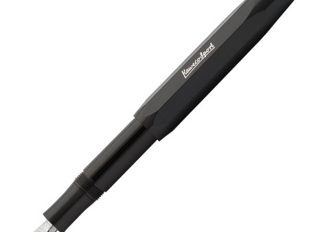 Kaweco Twin Calligraphy Fountain Pen with Optional Clip - Black Fashion